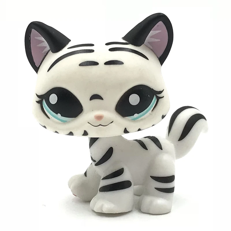 Лпс стоячки кошки собаки игрушки Lps кошка старый pet shop игрушка маленькая короткая шерсть котенок Гималайский котенок husky собака Спаниель колли great dane редкая коллекция фигурок - Цвет: 1498