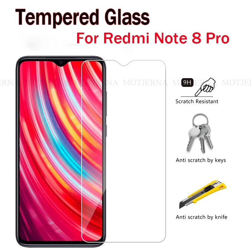 Переднее Защитное стекло для Xiaomi Redmi 8 Note Pro 7 телефон закаленная пленка 6