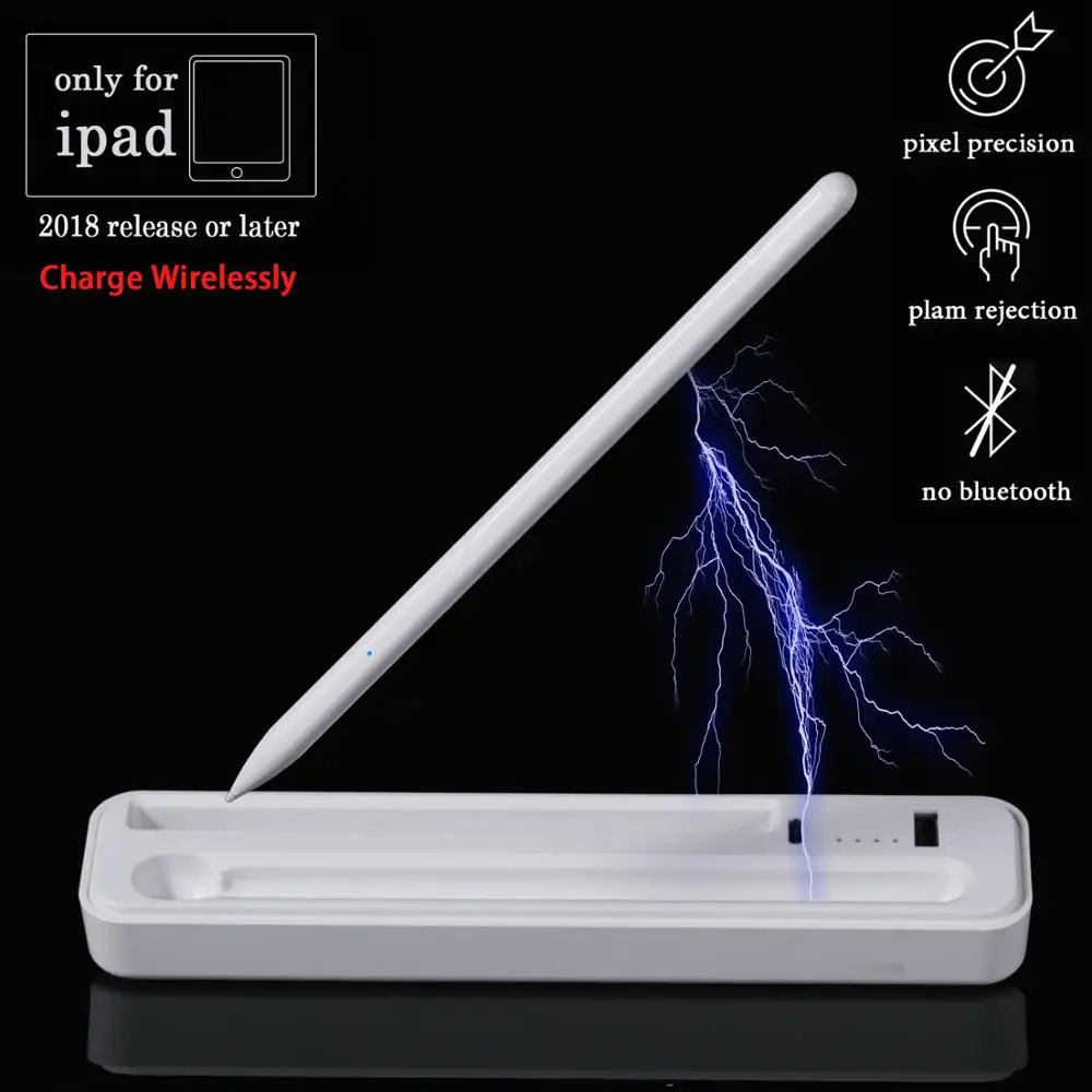 

Stylus Pen Digital Pencil with Charge Wirelessly for Apple iPad 10.2 iPad Pro 11 12.9 iPad 6th iPad Air 3rd iPad Mini 5th Gen