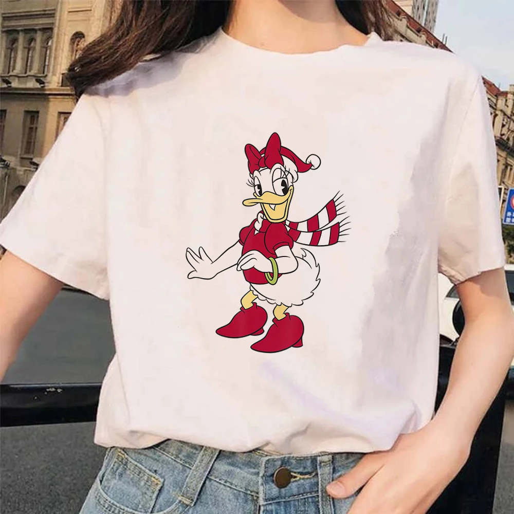 Женская футболка с рисунком рождественской маргаритки изысканной ночной