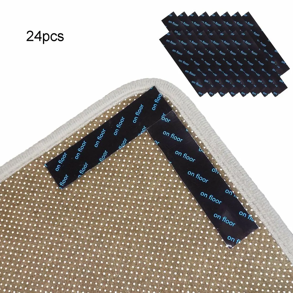 24 шт. антискользящие Многоразовые моющиеся накладки на коврик | Дом и сад