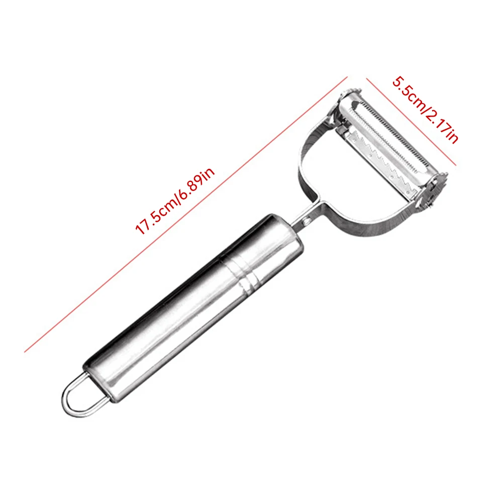 

Portable high quality stainless steel grater shredder peeler vegetable peeler double planer shredder kitchen gadget slicer