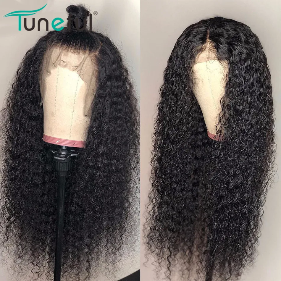 360 парик с фронтальной шнуровкой кудрявый предварительно выщипанный детскими