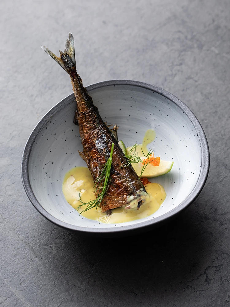 Керамическая миска особой формы большая тарелка домашняя для стейка креативная