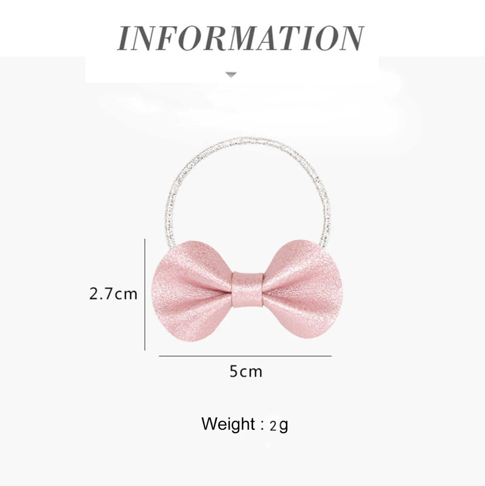 

5Pair Infant Baby Toddler Girls Hair Ties Rubber Bands Elastic Hair Accessories Ponytail Holders Rubber Band Elastic Hairband#45
