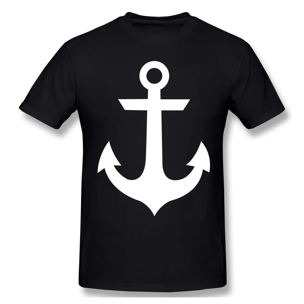 

2020 New Sailor Men's And Women's T-Shirt Top Summer Casual T-shirt Round Neck Close Fitting Soft T-shirt S