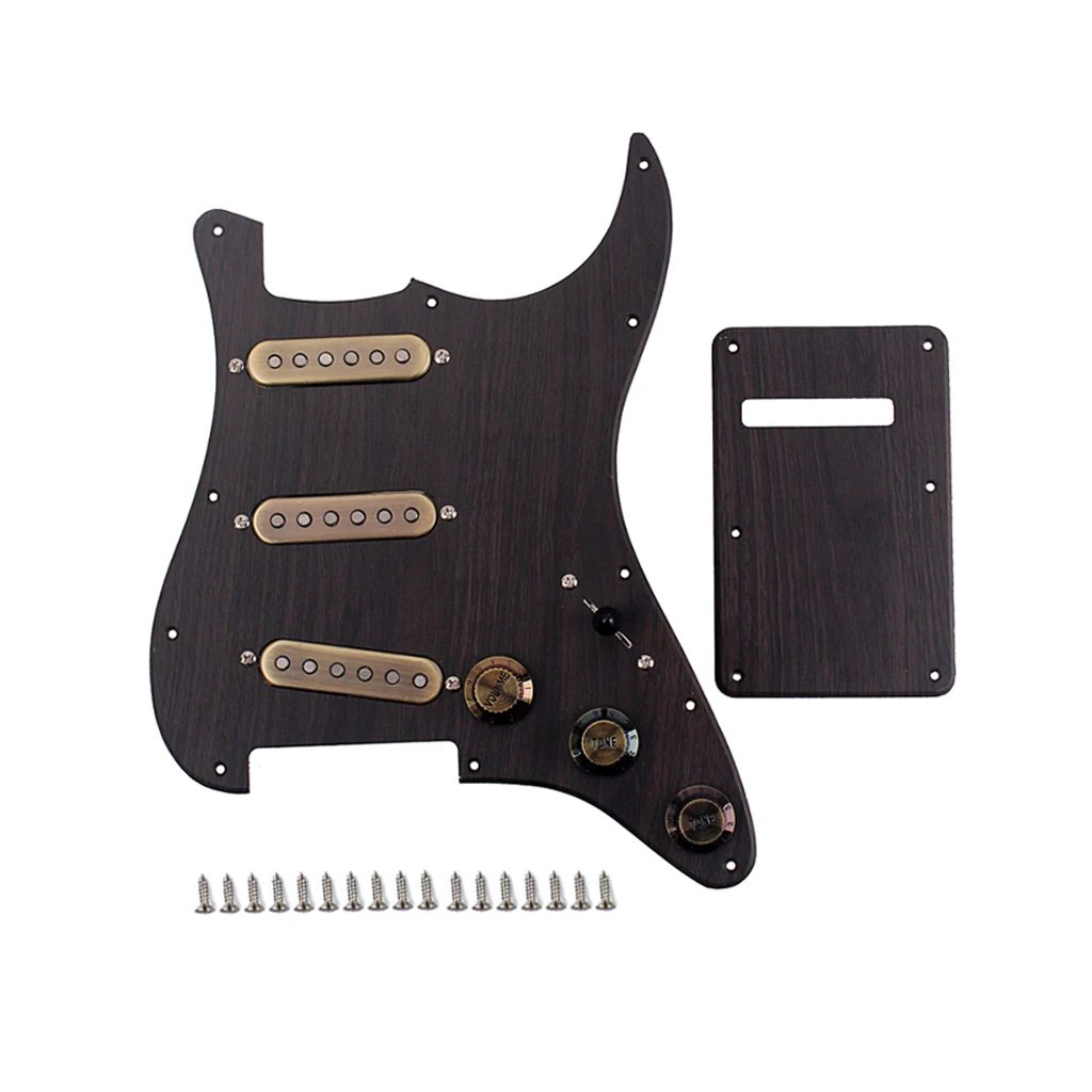 Запасные части для гитары предварительно загруженные SSS Pickguard Alnico V