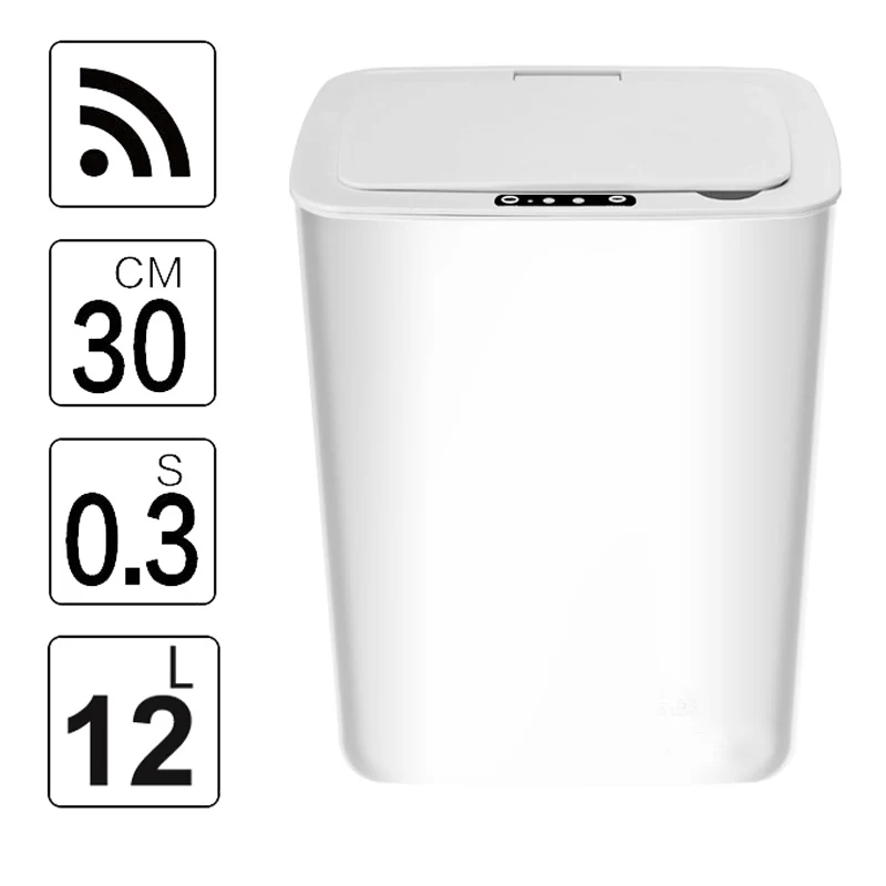 Интеллектуальная мусорная корзина электрическая для кухни ванной Сенсорная
