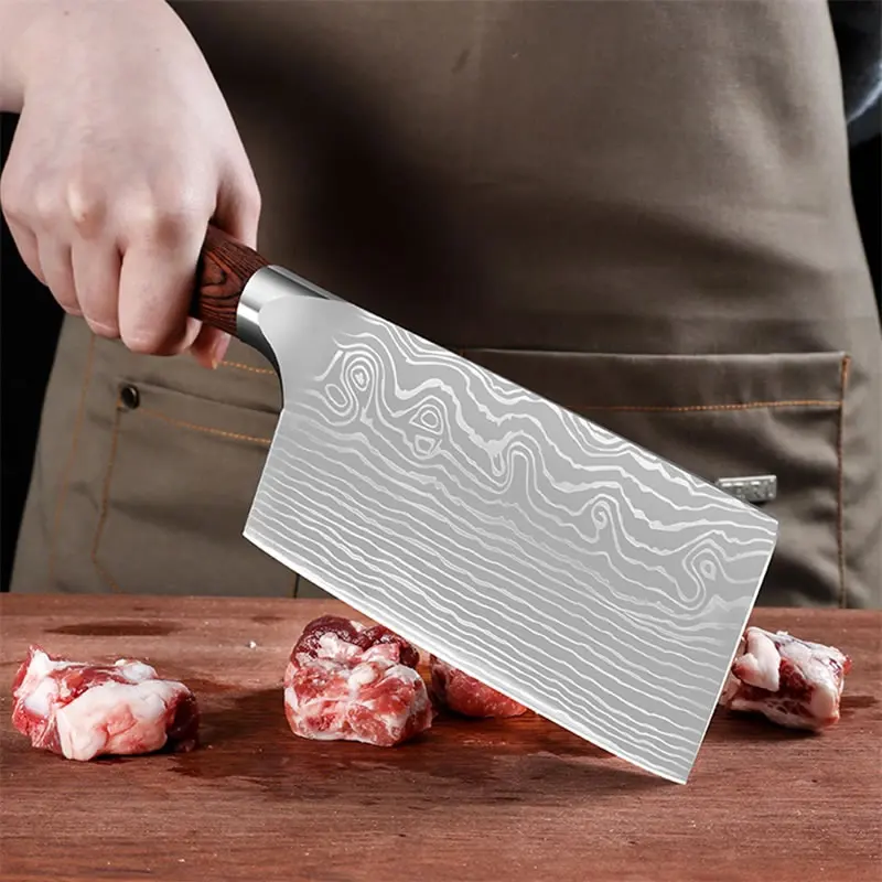Upspirit " Китайская терка для овощей нож из нержавеющей стали мясо рыбы нарезки Кливер нож для резки фруктов кухонные ножи шеф-повара