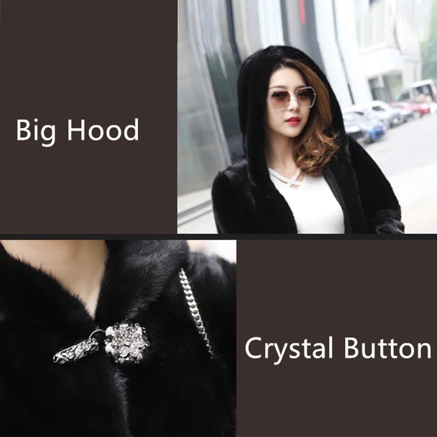 Tatyana furclub, настоящая шуба, Женская юбка, тонкая норковая шуба с меховым капюшоном, натуральная норковая шуба, натуральная Шуба, роскошные шубы
