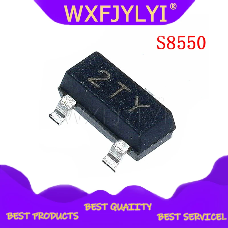 10PCS Original CJ SOT-23 S8550 2TY 200-350 Current 500MA SMD Transistor | Электронные компоненты и принадлежности