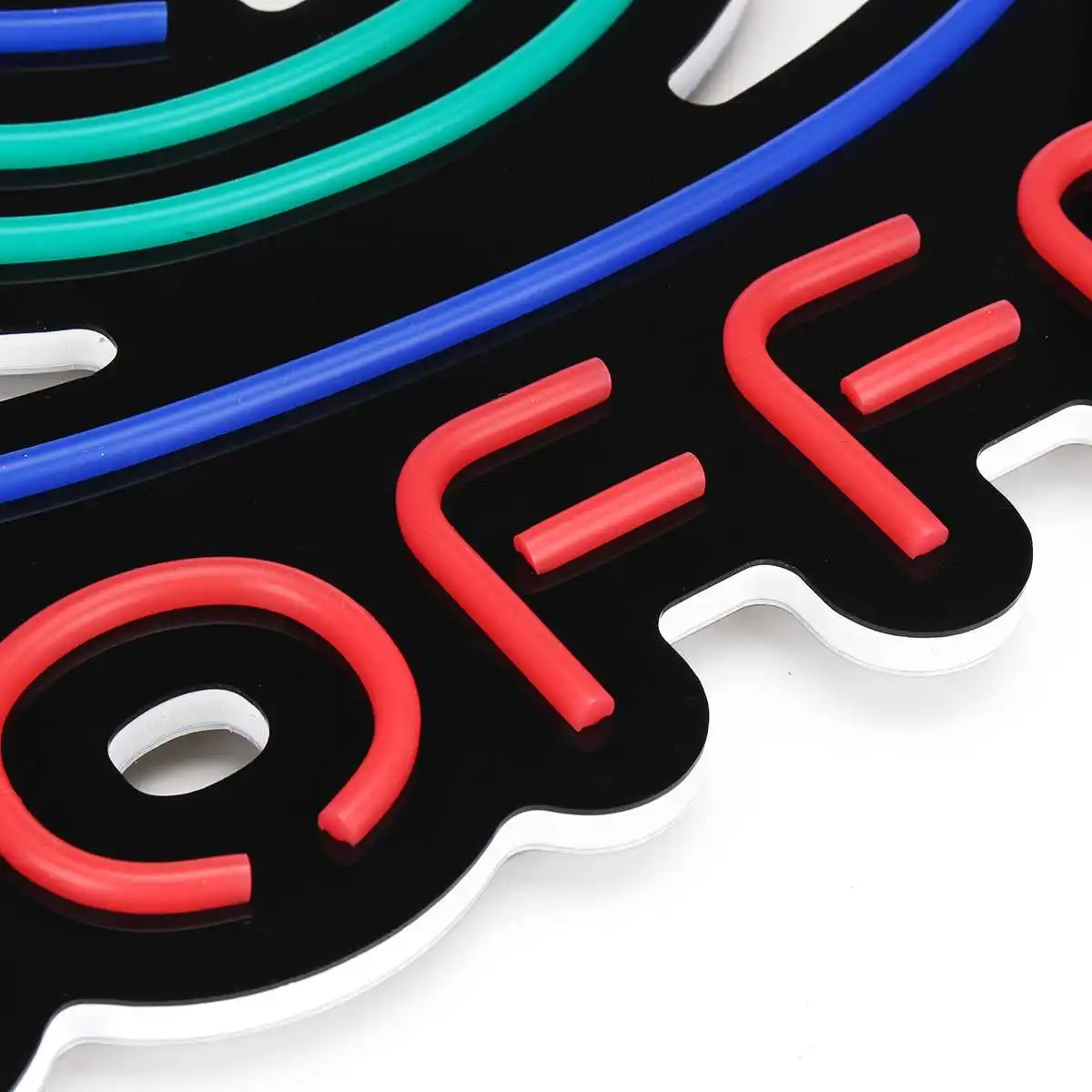 LED Neon Sign Light COFFEE Hanging Party Bar Club Visual Artwork Lamp Commercial Lighting Neon Bulbs AC110-240V Wall Decoration
