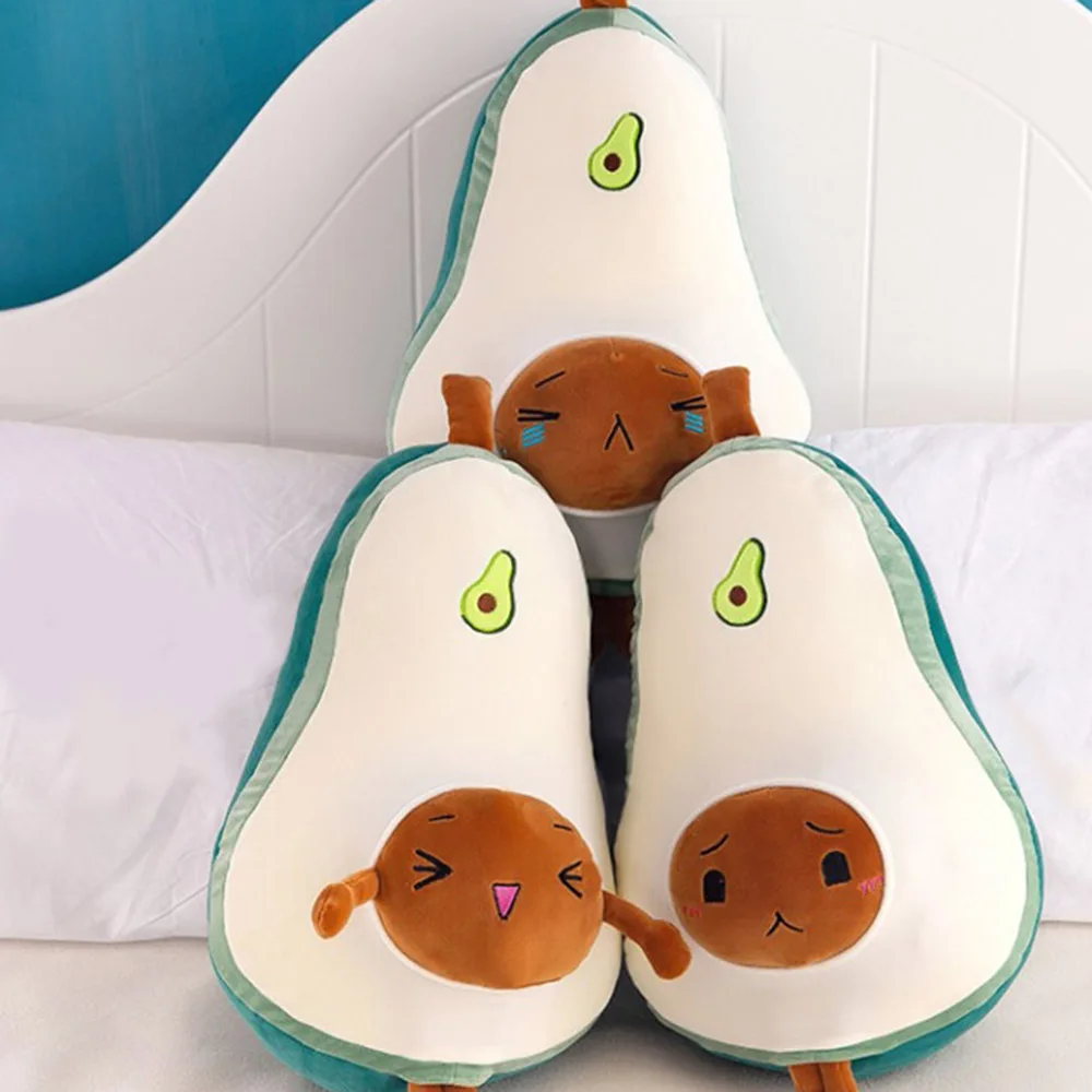 Рождественские подарки авокадо плюшевые подушки овощи игрушки мягкие милые