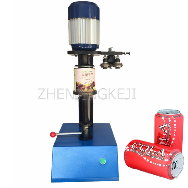 

220V/110V Manual Sealer Tank Machine Small Alcoholic Juice Drinks Paper Plastic Cans Tinplate Cover Gland Equipment Sealing Tool