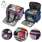 Сумка для вязания ZXH, портативный мешок для хранения пряжи, шерстяные крючки, вязальные спицы, набор швейных принадлежностей, Домашний Органайзер сделай сам