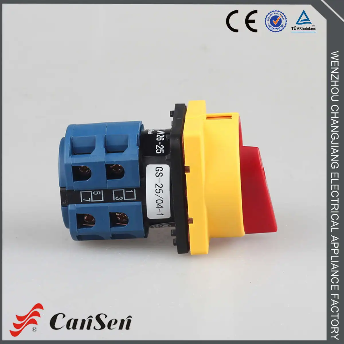 CANSEN LW26-25 CA20 Ith 25A навесной замок поворотный кулачковый переключатель ВЫКЛ-ВКЛ 0-1 2 положения 4 полюса 8 терминалов