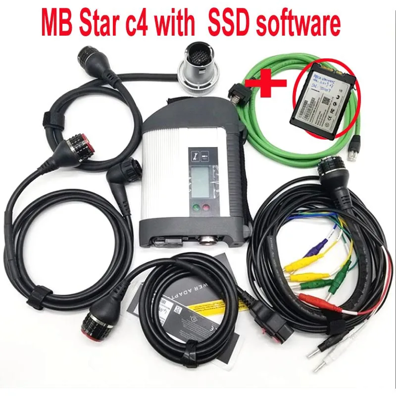 Диагностическая плата MB STAR C4 с полным чипом c4 оригинальная релейная печатная Wi-Fi