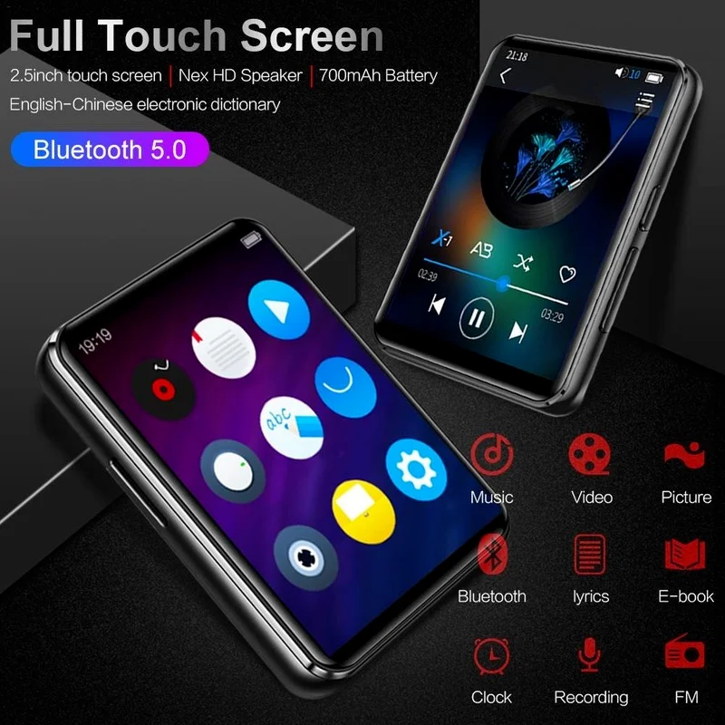 Mp3-плеер X5 16 ГБ bluetooth HD без потерь MP4 MP5 MP6 музыка аудио видео плеер встроенный