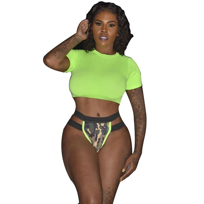 

Sexy Bikini 2020 Swimwear Women Swimsuit Camo Bikini Set Brazilian Biquini Bathing Suit Female Beach Wear Maillot De Bain Femme