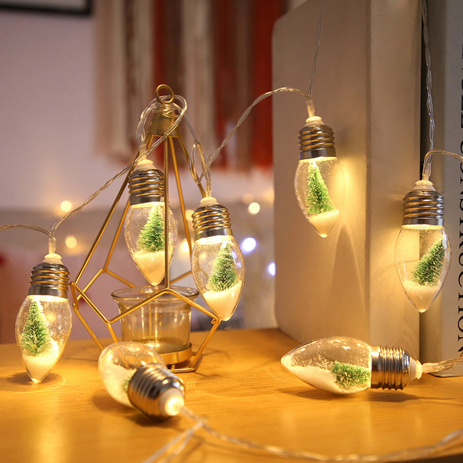 

10LED Fairy Garden Lights String Outdoor Party Waterproof Wedding Home Decor