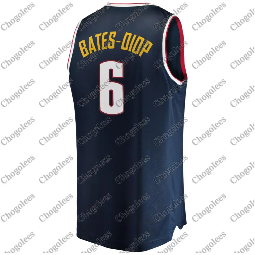

Men Basketball Jersey Keita Bates-Diop Denver Branded Fast Break Player Jersey Icon Edition Navy