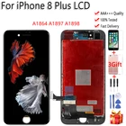 100% Оригинальный ЖК-дисплей для iPhone 8 Plus A1864 A1897 A1898, ЖК-дисплей с сенсорным экраном и дигитайзером в сборе, замена AAA +++