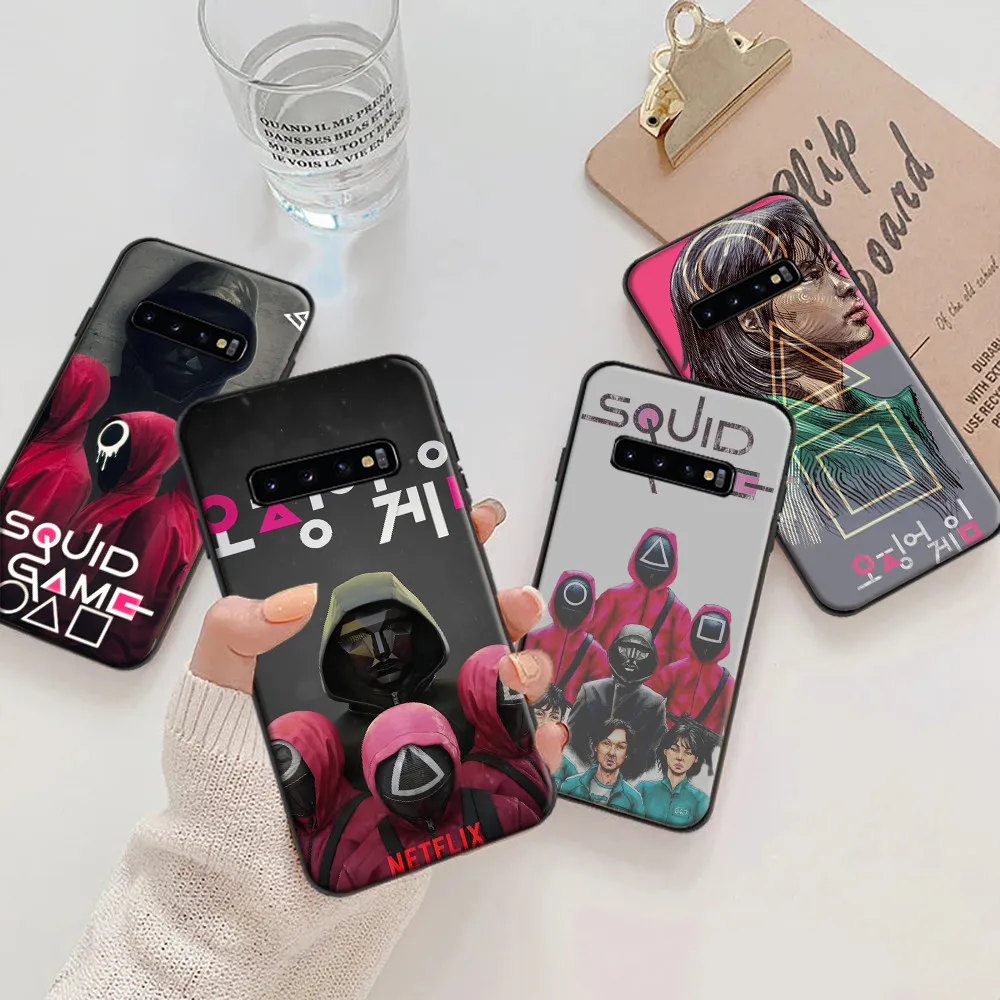 

Squid Game Phone Case For Samsung Galaxy S8 S9 Plus S10 S20 Lite FE Ultra Funda Soft Carcasa Back Cover Popular Korean TV