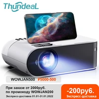 thundeal td60 mini projector portable wifi android 6 0 home cinema for 1080p video proyector 2800 lumens phone smart 3d beamer
