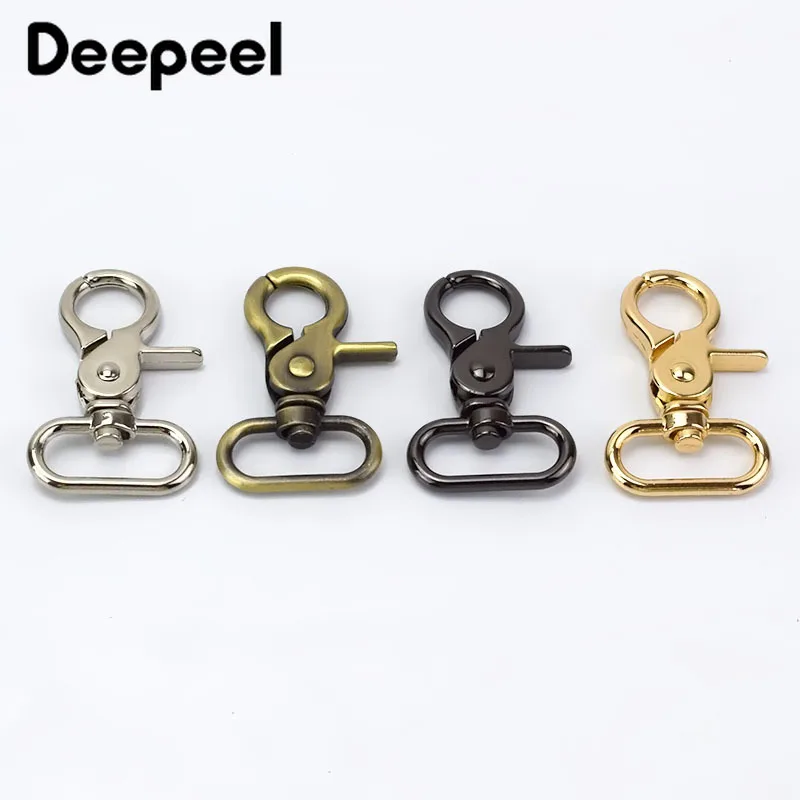 4/10 шт. Deepeel 20-38 мм металлические пряжки для ремня сумок собачий ошейник карабин