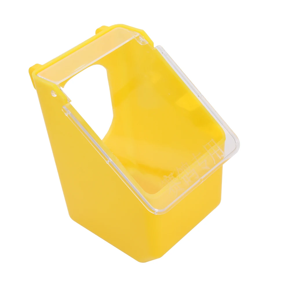 1 шт. клетка для птиц подвесная кормушка кормления с крышкой голубь попугая