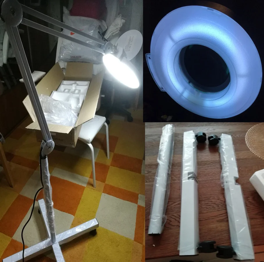 Профессиональная светодиодсветодиодный Напольная Лампа для макияжа подставка с