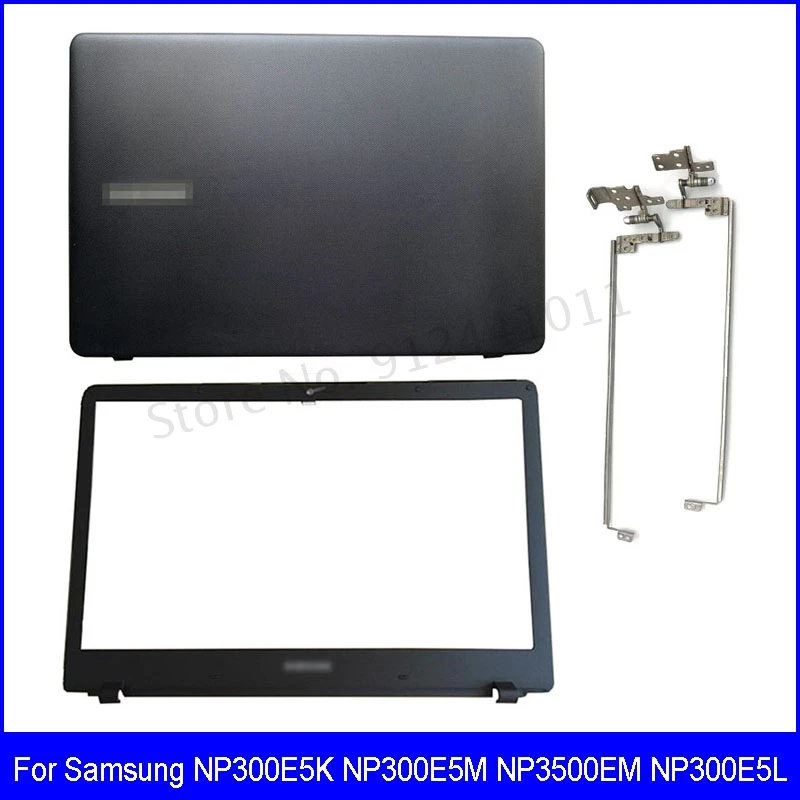 

NEW Laptop LCD Back Cover For Samsung NP300E5K NP300E5M NP3500EM NP300E5L Front Bezel Hinges Top Back Cover A B Cover Black