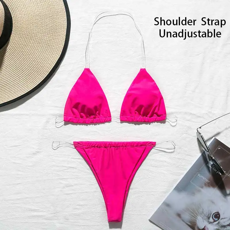 4 Bikinx Прозрачное Бикини микро сексуальные стринги бразильский купальник женский пуш-ап купальник женский купальный костюм бикини купальные костюмы - Цвет: 4