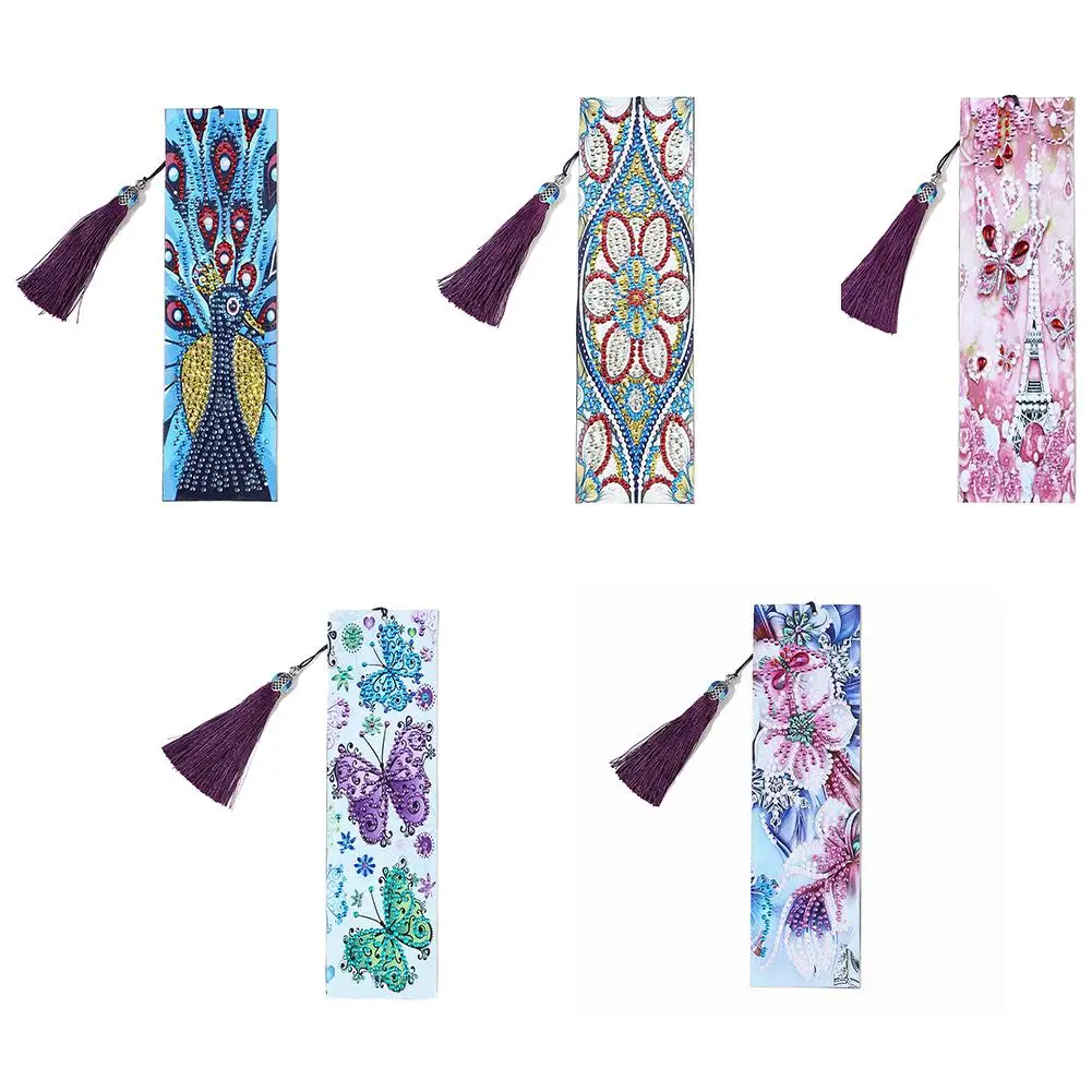 Набор для изготовления кожаных закладок с алмазной росписью инструмент