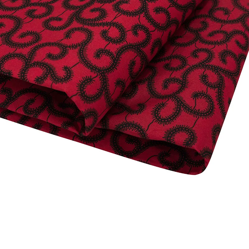 Красная серия высокое качество Анкара африканская вощеная ткань принтом чистый