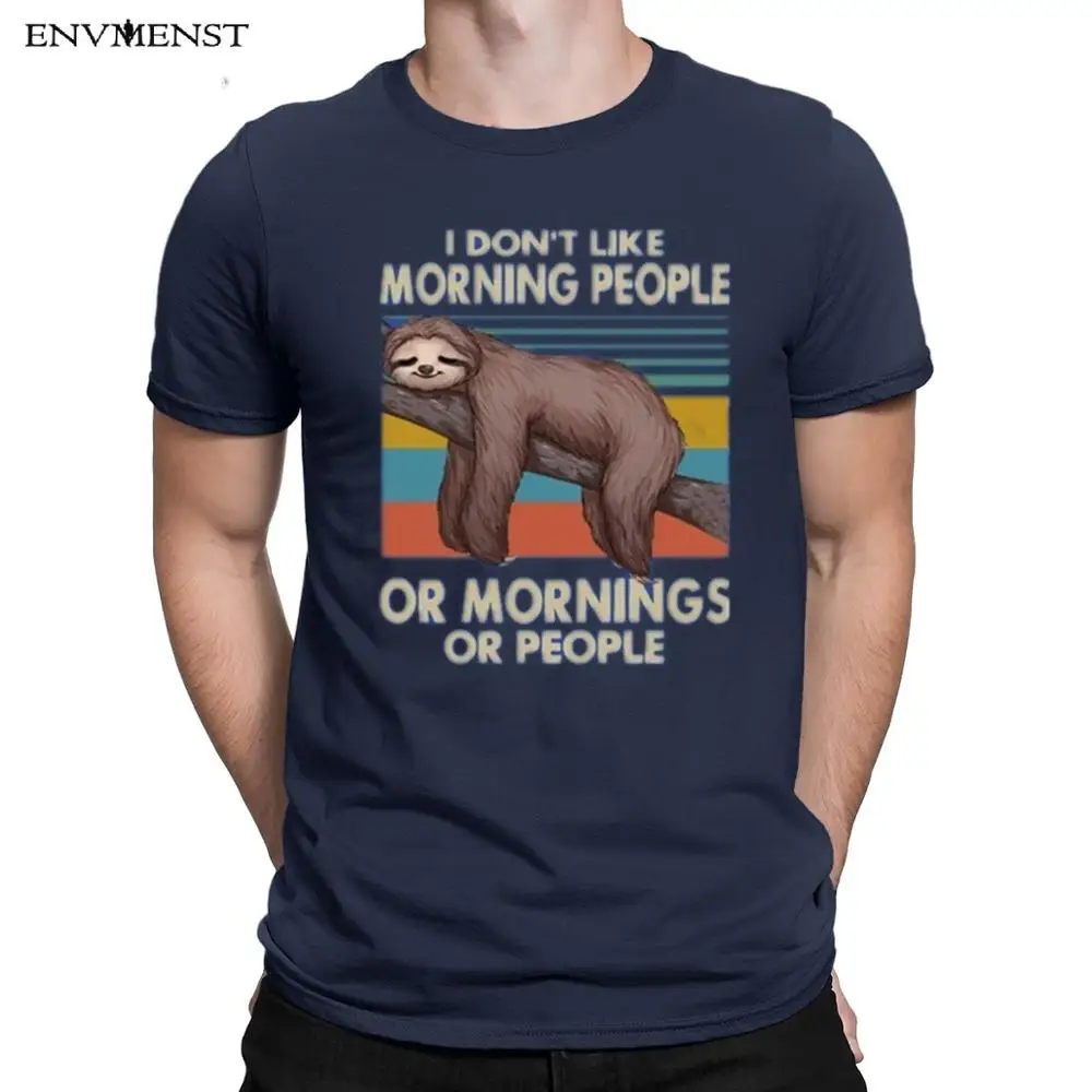 

Envmenst 100% cotton t shirt men I Hate People morning funny print animal T-shirt o-neck sweatshirt casual tops men womenXS-3XL
