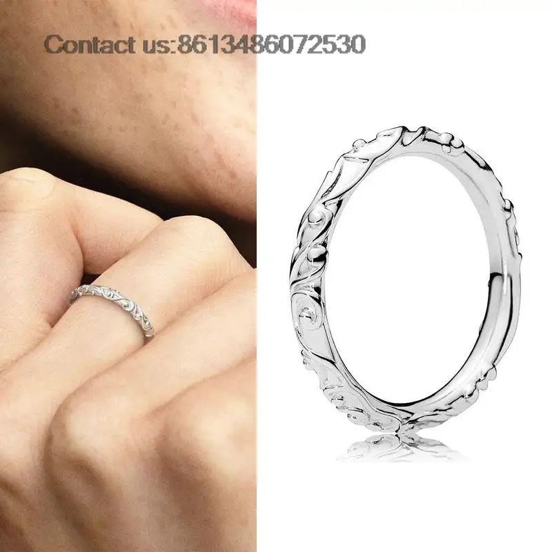 

Женское кольцо из серебра 925 пробы, с реглами