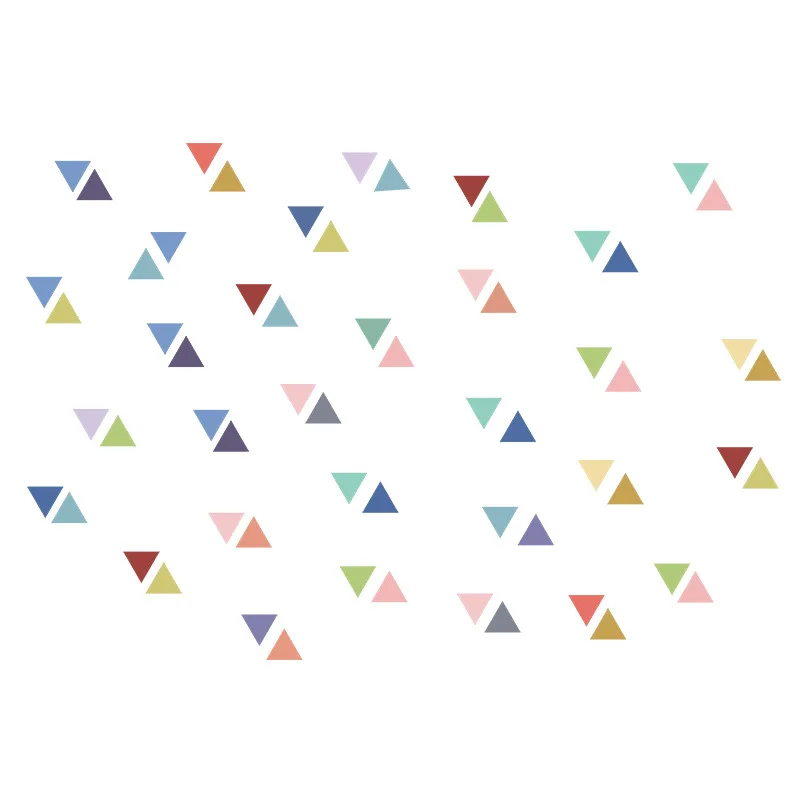 

Color Geometric Wall Stickers Living Room Sofa Backdrop Decal Kids Bedroom Cabinet Drawer Decoration PVC Self Adhesive Wallpaper