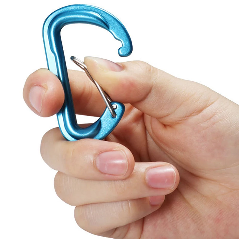 

Альпинистский карабин для скалолазания, D-образный защитный винтовой замок