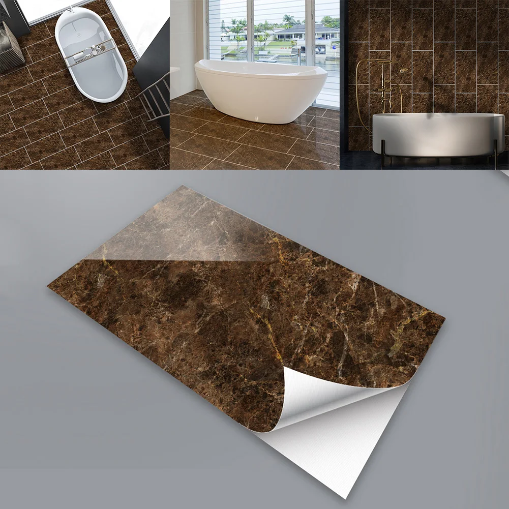 Vinyl SelfAdhesive Worktop Cupboard Door Cover Kitchen Wall Sticker 30*60CM Backsplashes Dresser Drawers | Дом и сад