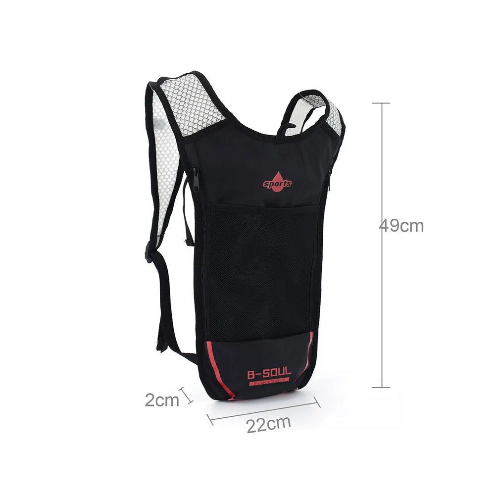

B-SOUL Ultralight Bicycle Backpack Running Vest Bag Ventilation Portable Polyester Bag Hydration Pack Bag For Cycling Hiking