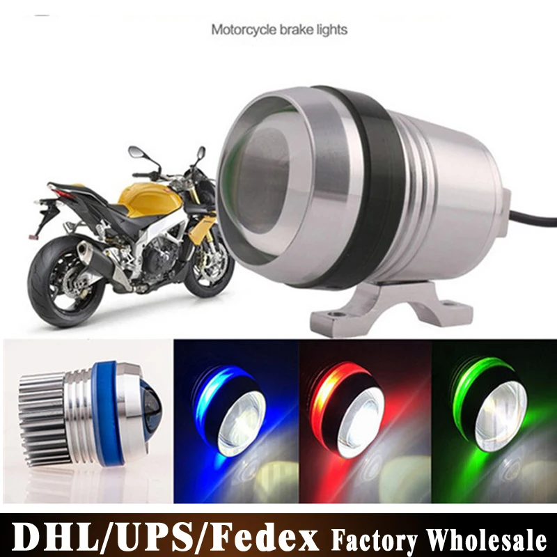 

100Pcs/Lot Motorcycle U3 Light LED Laser Fog Spot Headlight Flasher for Universal Motorcycle / Car / Bike