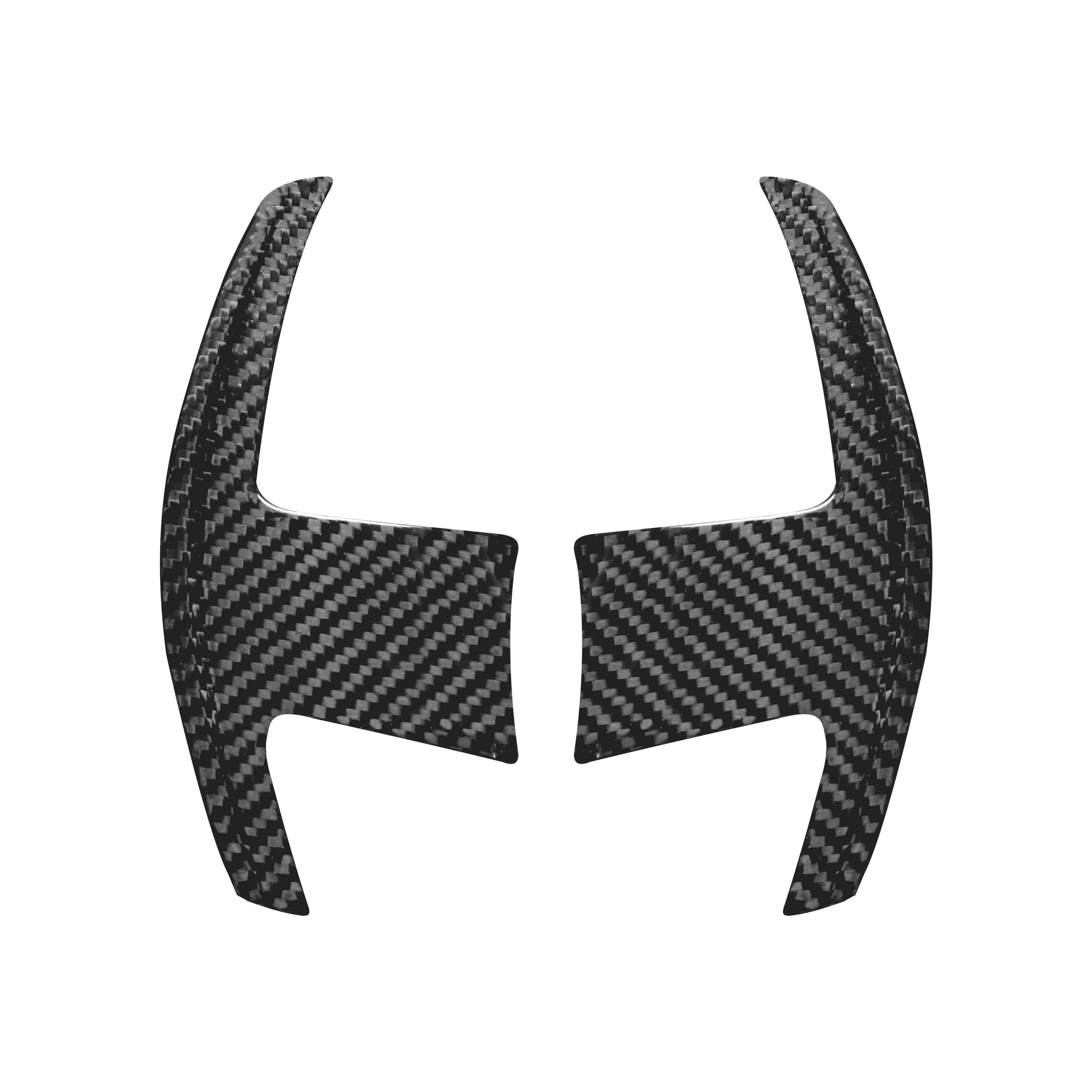 

1Set Light Style Steering Wheel Shift Paddles Real Carbon Fiber For BMW 3Series 5Series 6Series 7Series X3 X4 X5 X7 X6 M5 Black