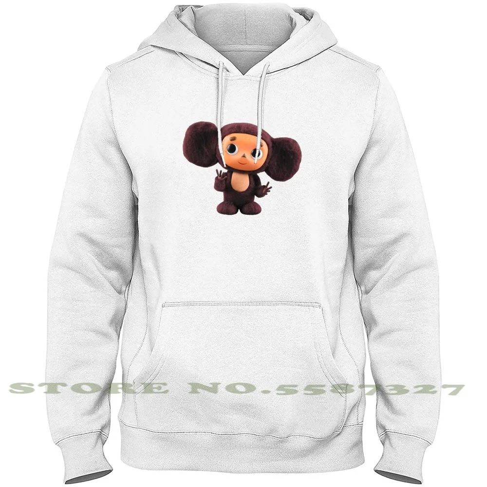 

Толстовка Cheburashka для мужчин и женщин, свитшот, Чубурашка, обезьяна, медведь, большие уши, Россия, русский зоопарк, мультяшный детский