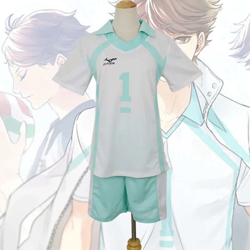 Haikyuu аниме Oikawa Tooru Косплей костюмы униформа Джерси для старшей школы волейбольный