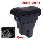 Для Honda Fit Jazz подлокотник коробка USB зарядка увеличение двойной слой центральный магазин содержание Подстаканник Пепельница аксессуары