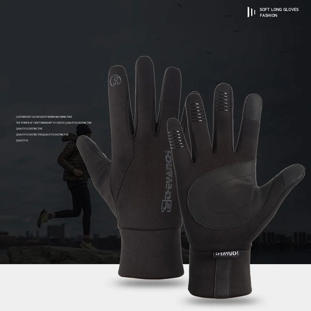 

Thermal Ski Gloves Men Women Winter Skiing Fleece Gloves Unisex Outdoor Sports Waterproof Windproof Screen Induction Gloves