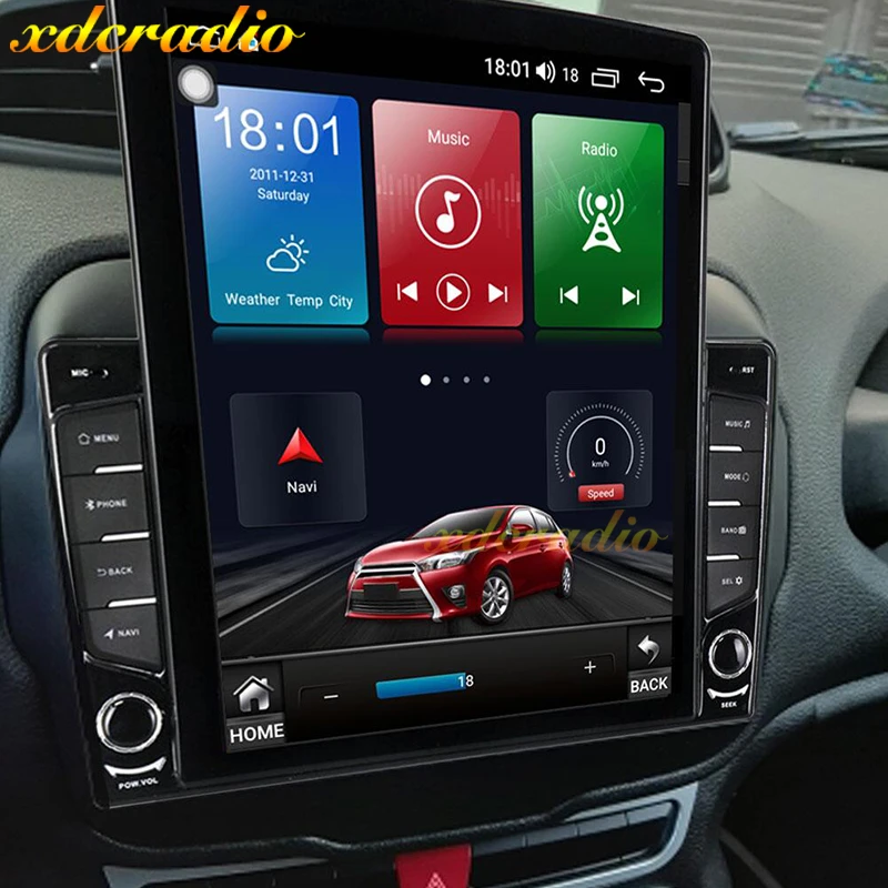Автомагнитола Xdcradio 10 4 дюймов Android 0 в стиле Tesla для Jeep Renegade мультимедийный плеер с