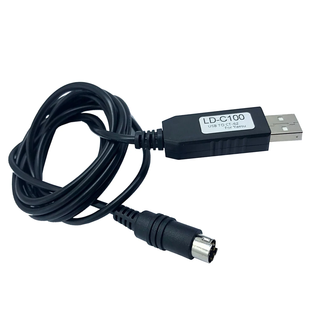 LD C105 1 5 м USB к кота Din6 запрограммирован кабель для Kenwood TS 440 450 680|Аксессуары MP3