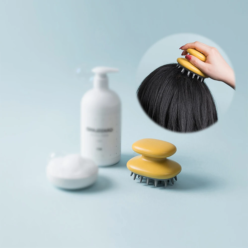 

Массажер для волос и кожи головы, милый шампунь для волос, массажная головка в душе для девушек и женщин для всех типов волос, расческа для пр...